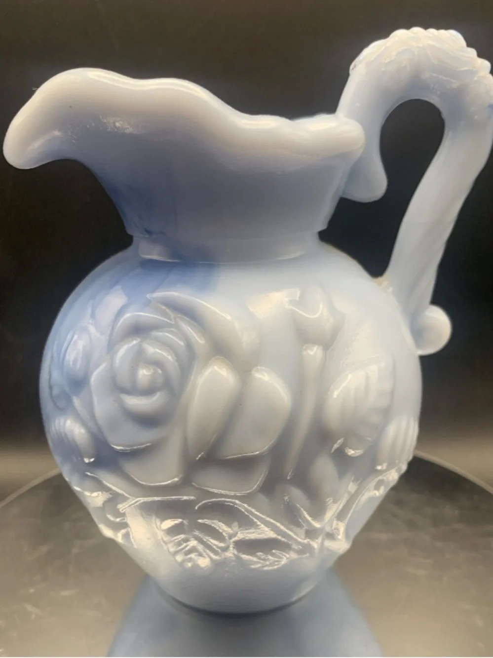 Vintage Avon Victorian Miniature Pitcher and Basin Set Swirled Marbled May 1978